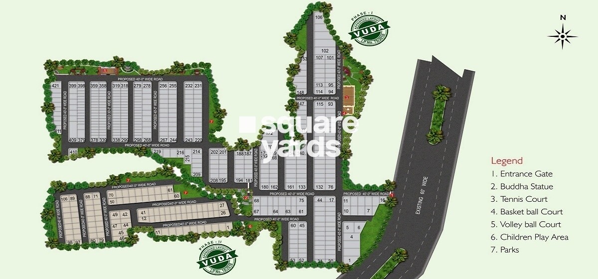 Bathini Amrutha Grand Phase 2 Master Plan Image