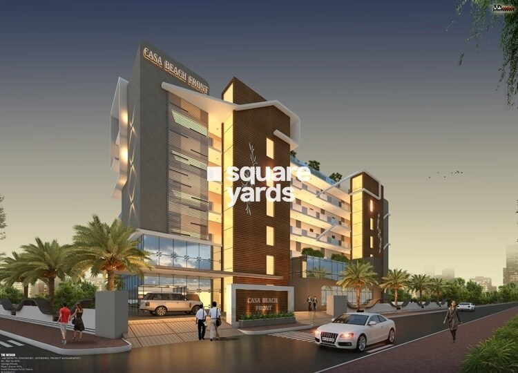 D Home Casa Beach Front Entrance View