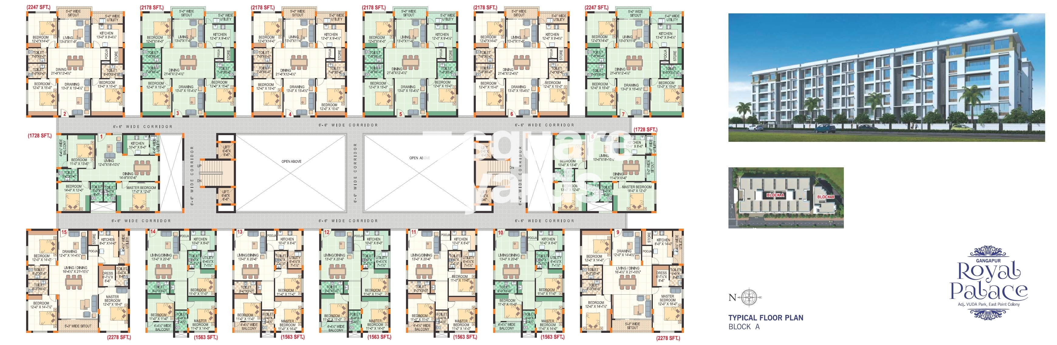 Daspalla Gangapur Royal Palace Floor Plans