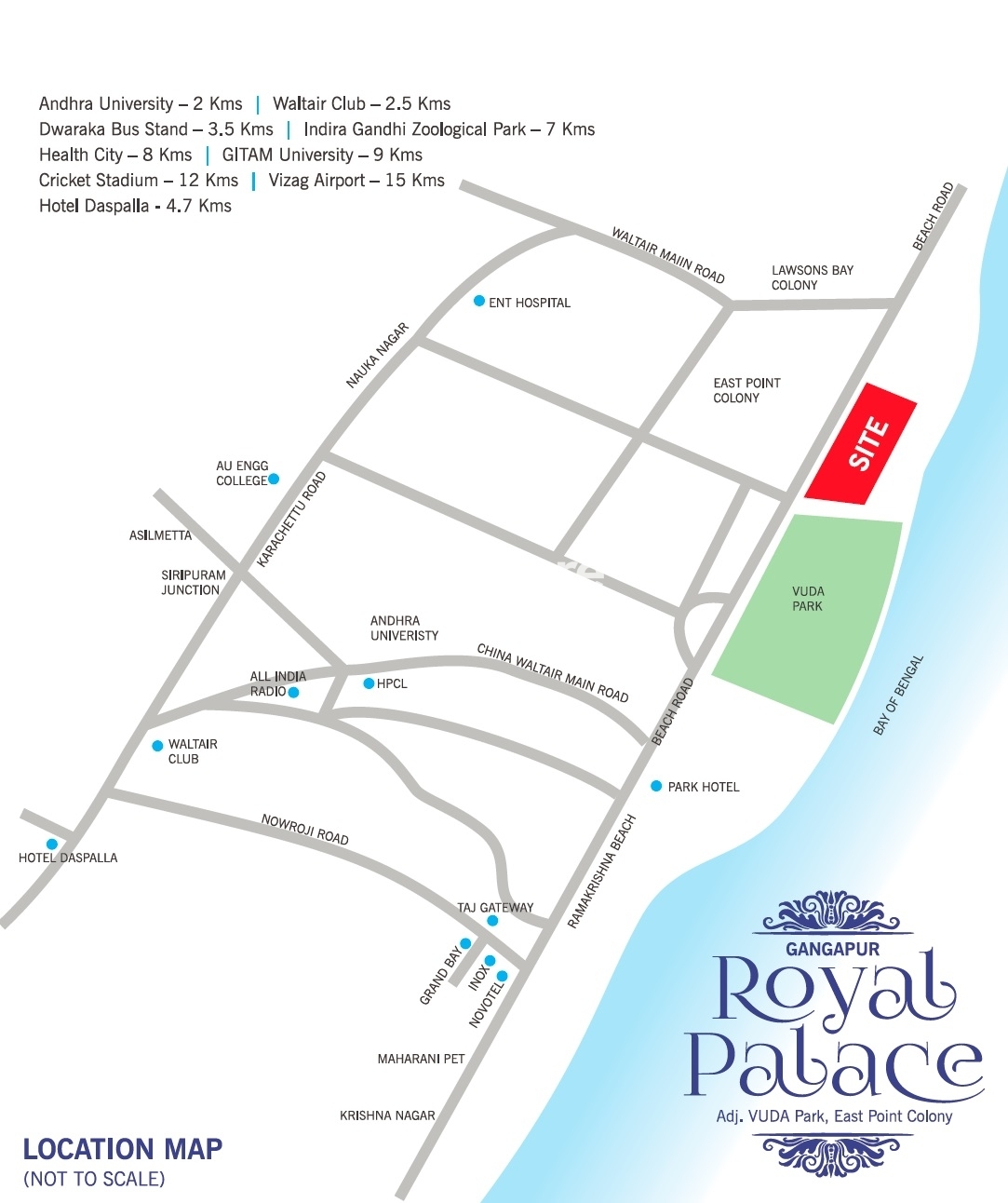 Daspalla Gangapur Royal Palace in East Point Colony, Vizag 2.50 Cr