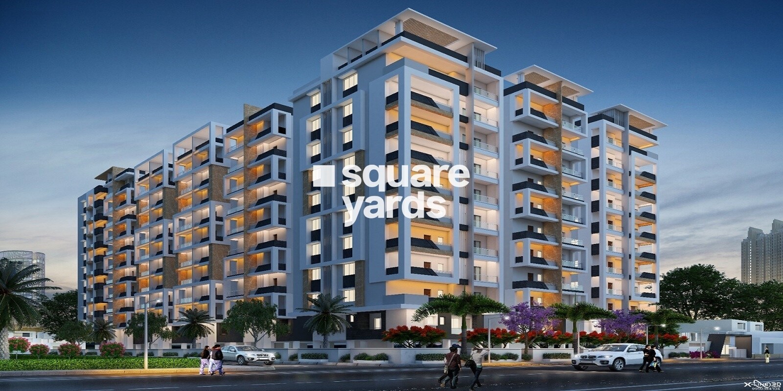 Flora Heights residential project in Pothinamallayya Palem