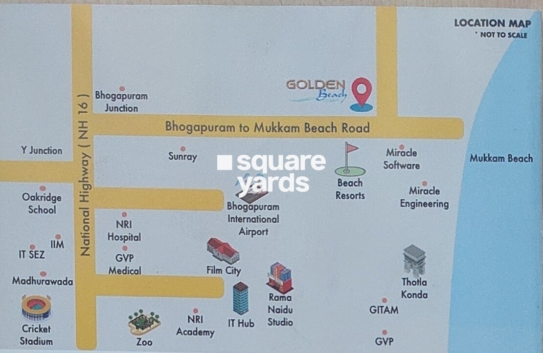 Green Golden Beach Residences Location Image