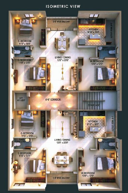 JK Iconic Heights Floor Plans