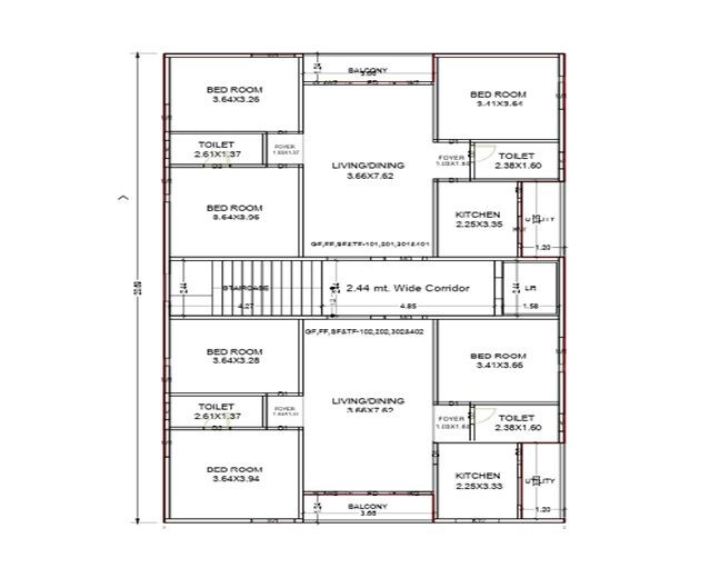 Kalyans Tripura Residency Floor Plans