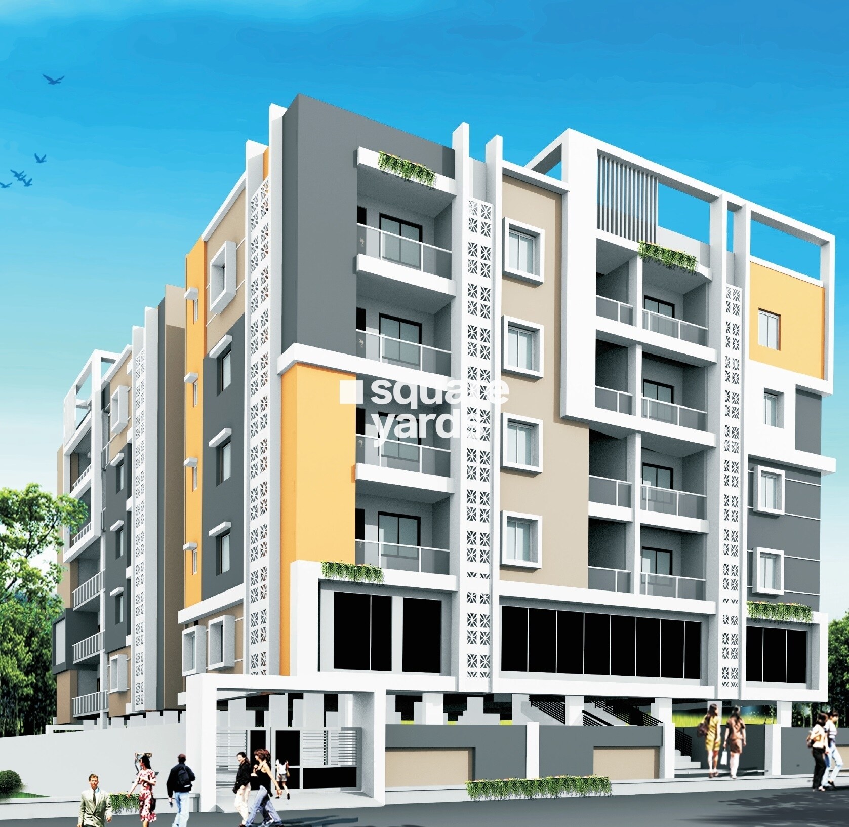 KP Lakshmi Pearl Tower View