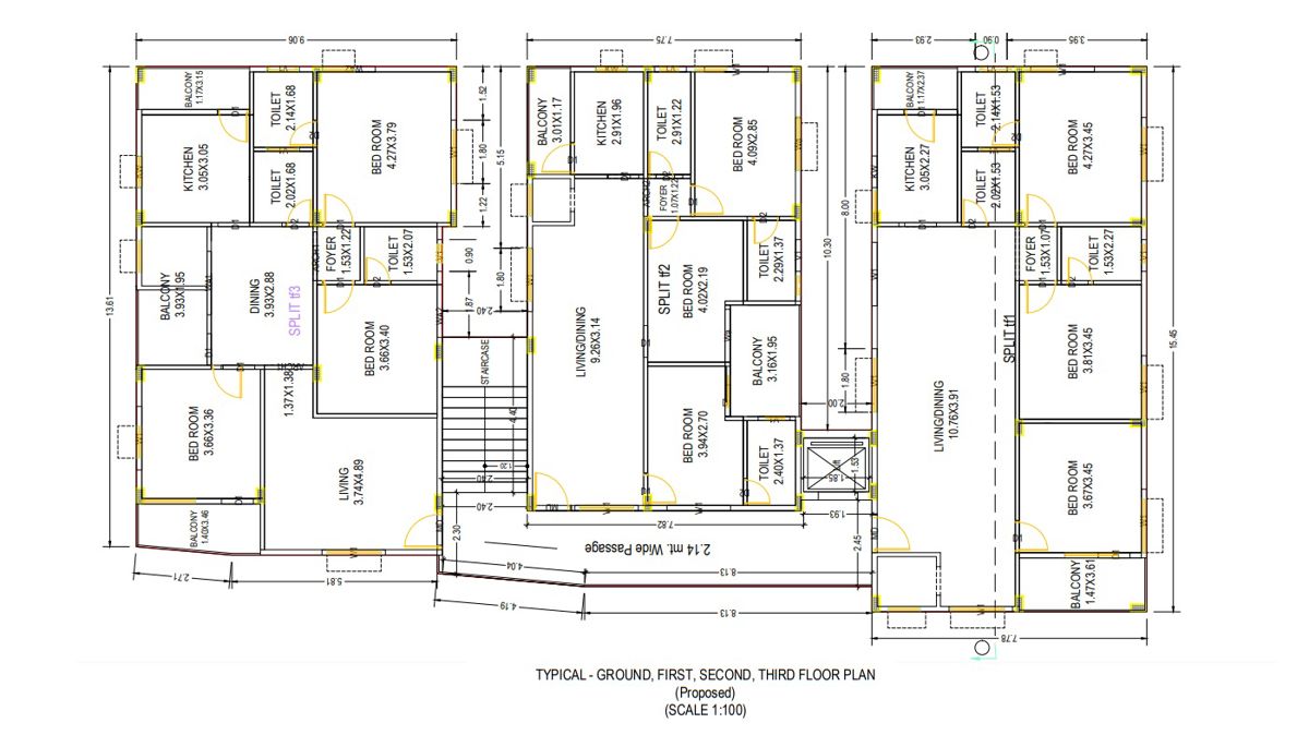 Lakshmi MSR Sea View Floor Plans