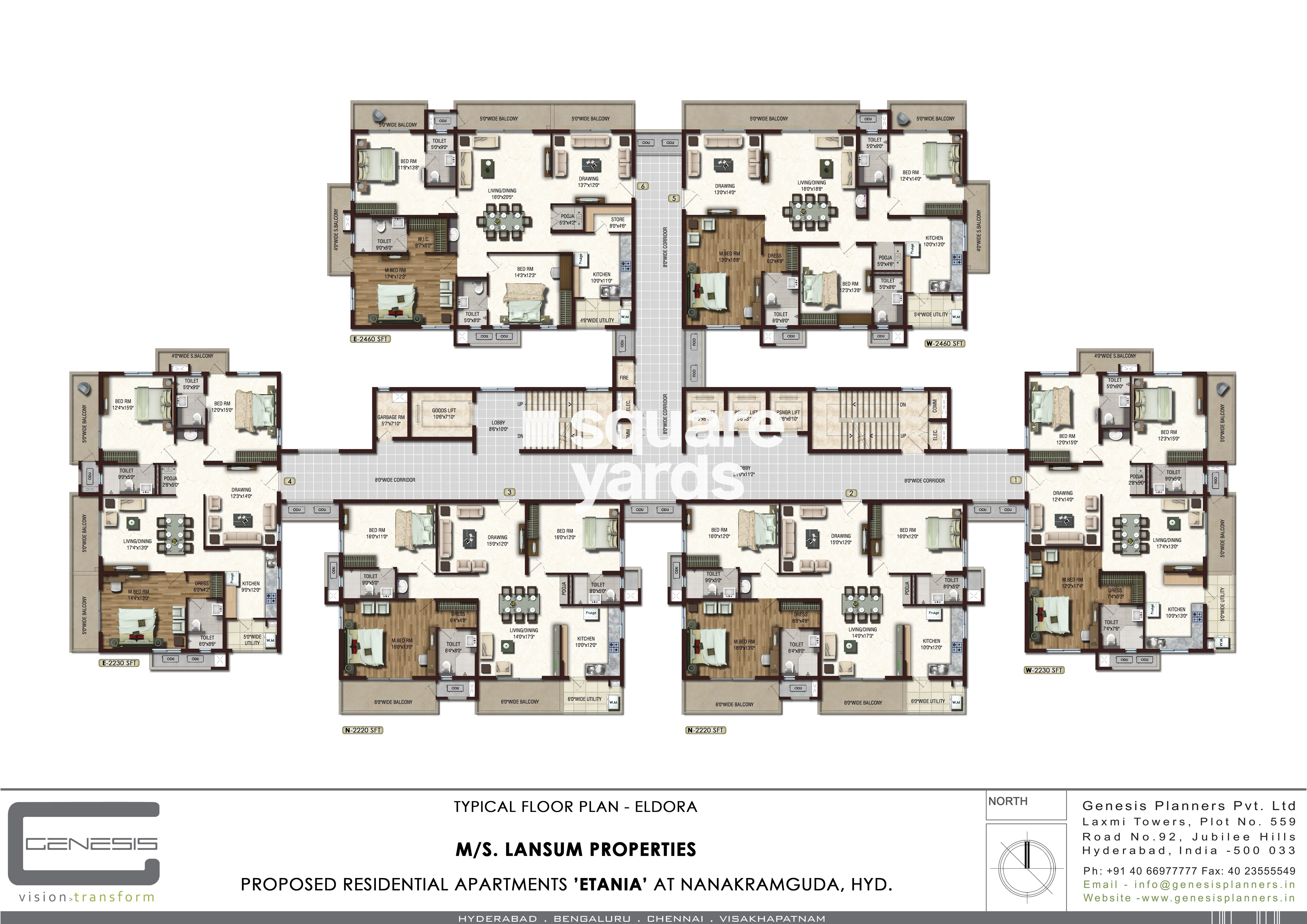 Lansum MVP Square Floor Plans