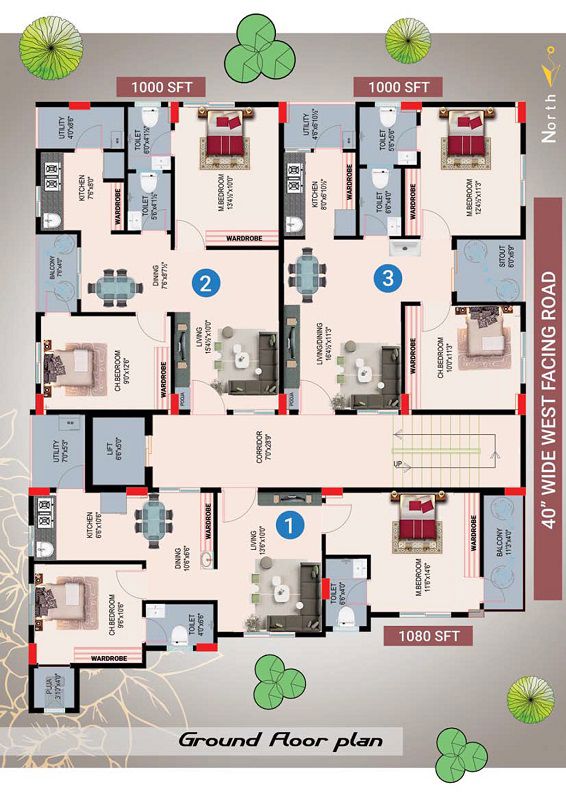 Lucky Shanvika Heights Floor Plans