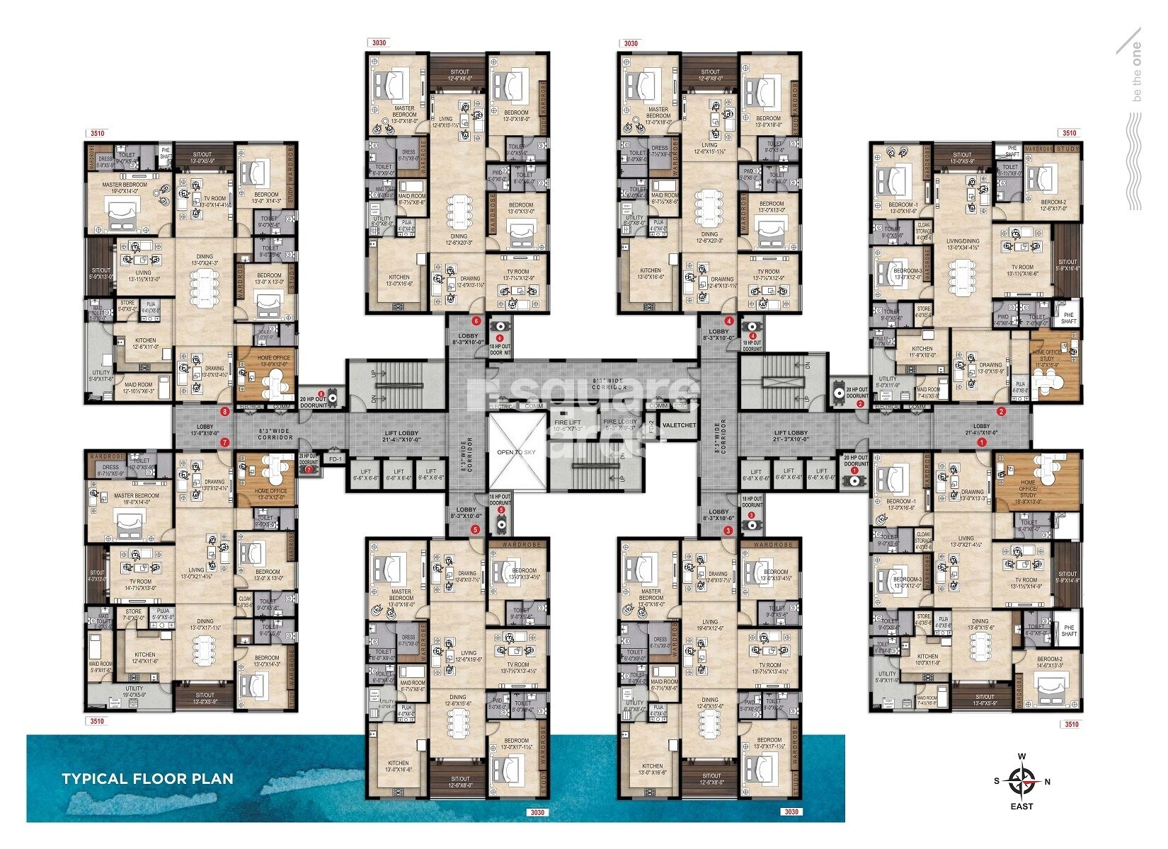MK One Floor Plans 1