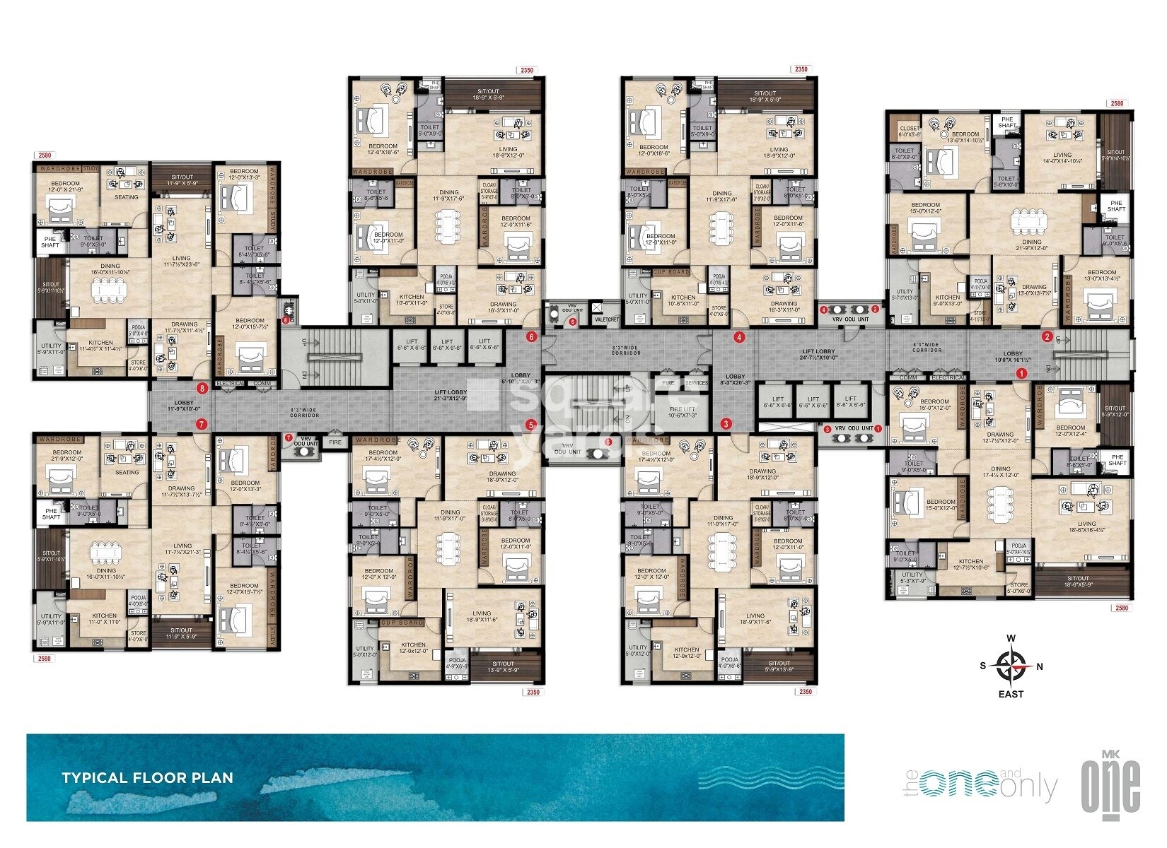 MK One Floor Plans 2