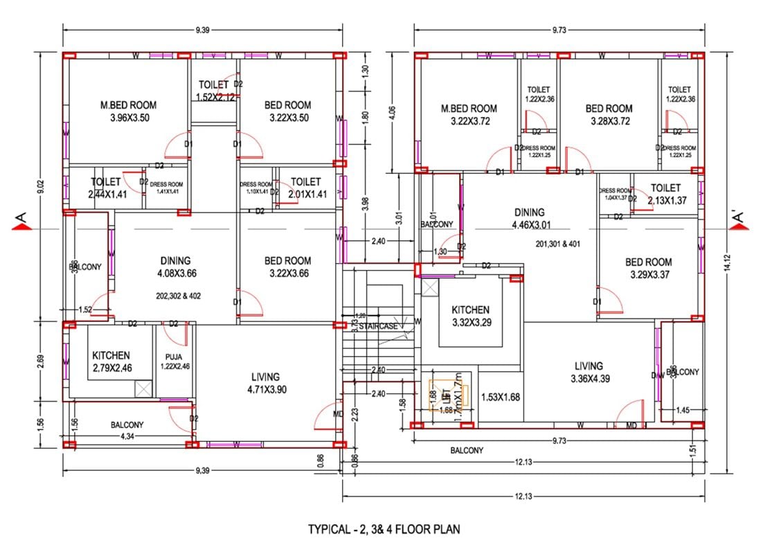 Nanesh Brundavanam Floor Plans