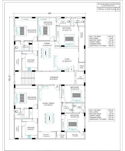 RBR RS Aiswaryam Floor Plans
