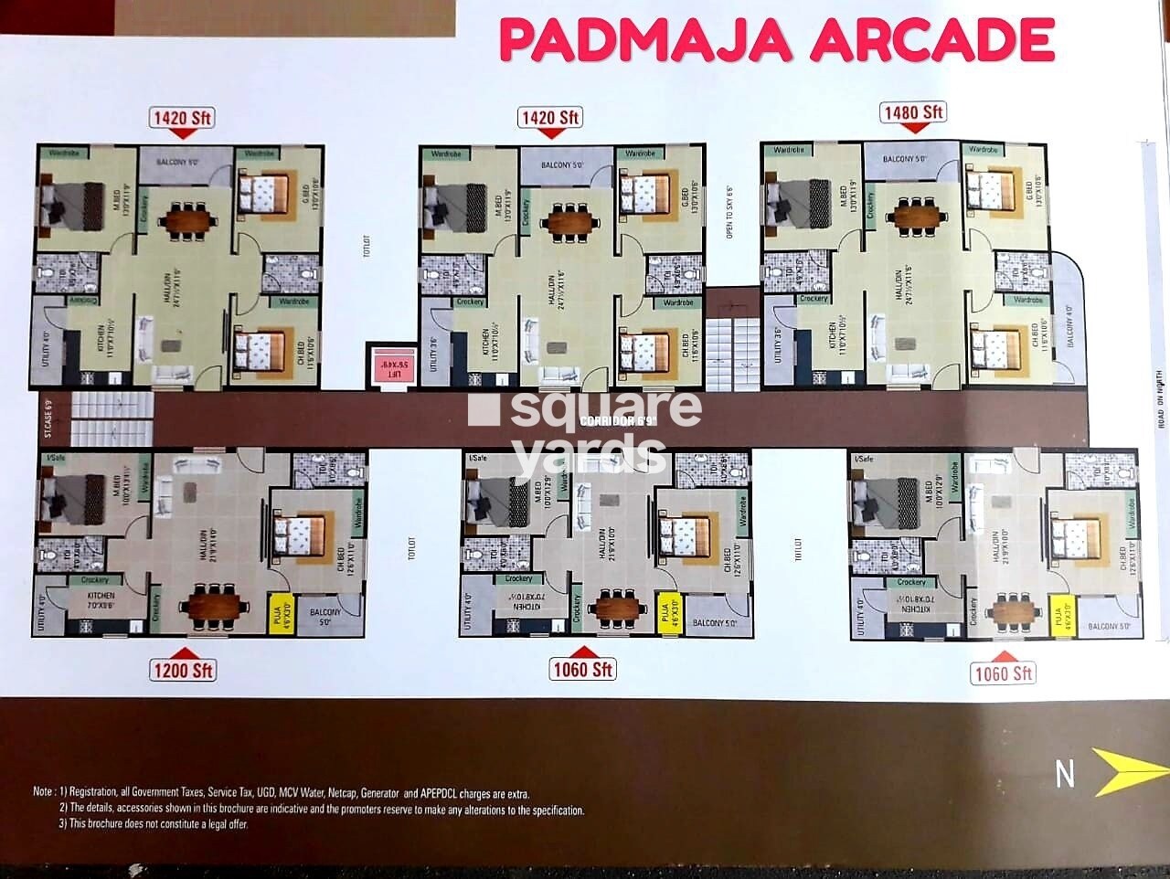 Sanjay Padmaja Arcade Floor Plans