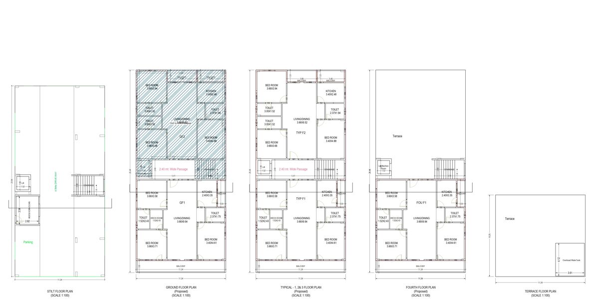 Shika Prasad Apartments Floor Plans