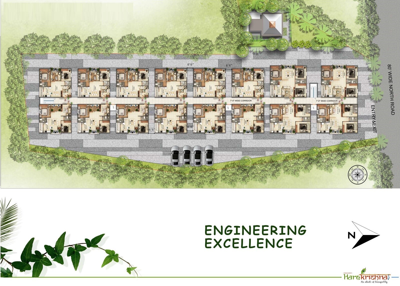 Simhadri Hare Krishna Floor Plans