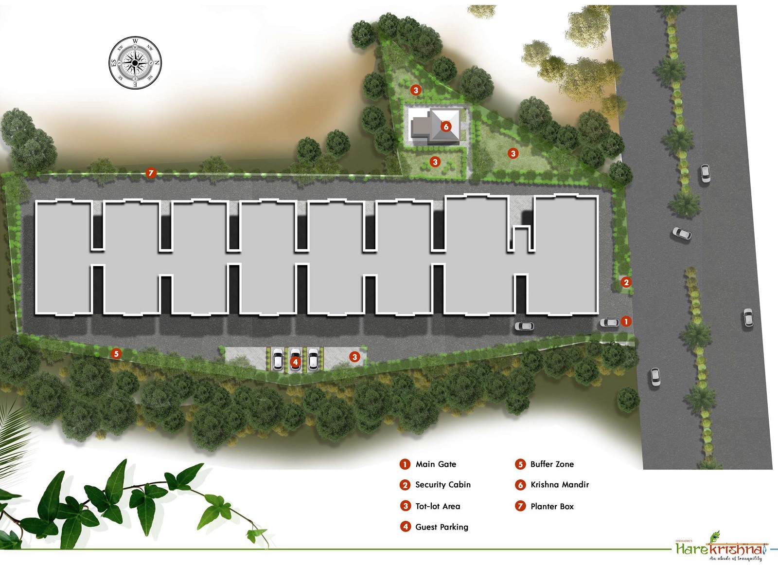 Simhadri Hare Krishna Master Plan Image