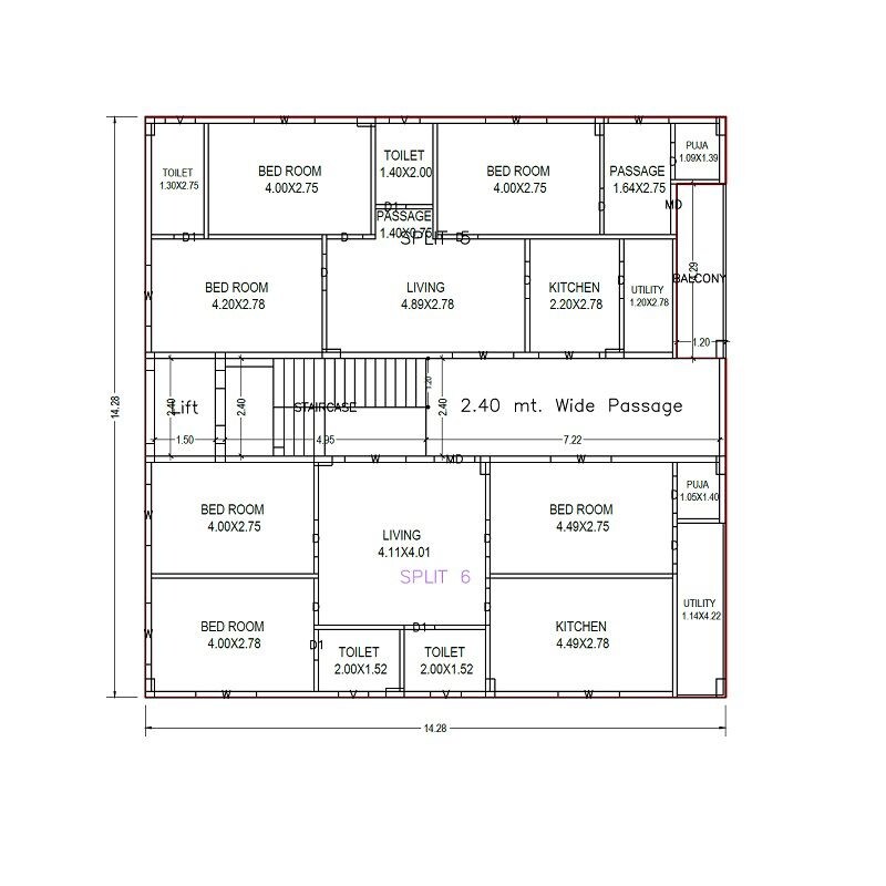 Simhadri Residency Floor Plans