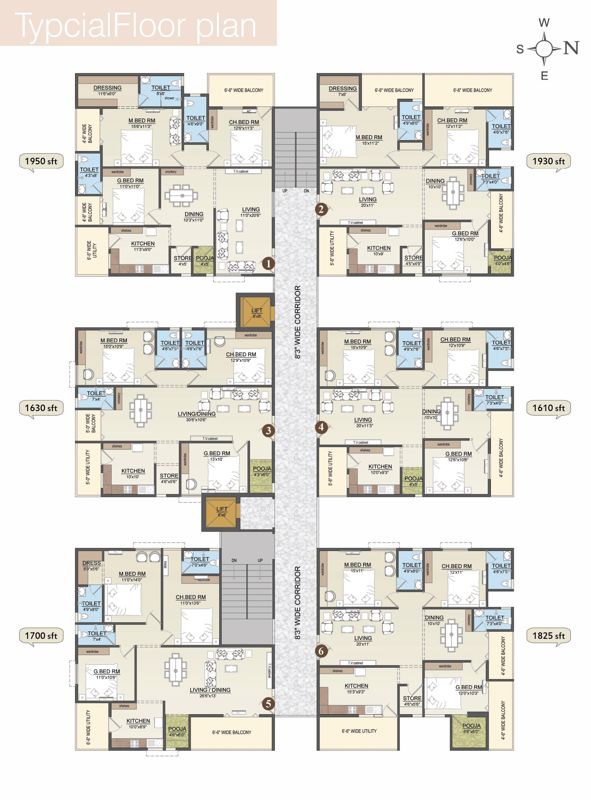 SRC Dwarakamayee Floor Plans