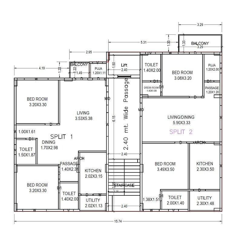Sri Lakshmi Kuteer Floor Plans