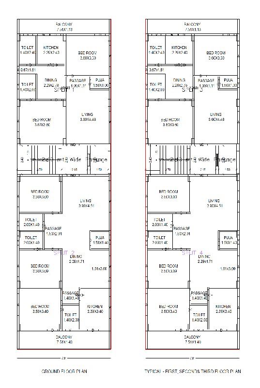Sri Lakshmi Narasimha Kuteer Floor Plans