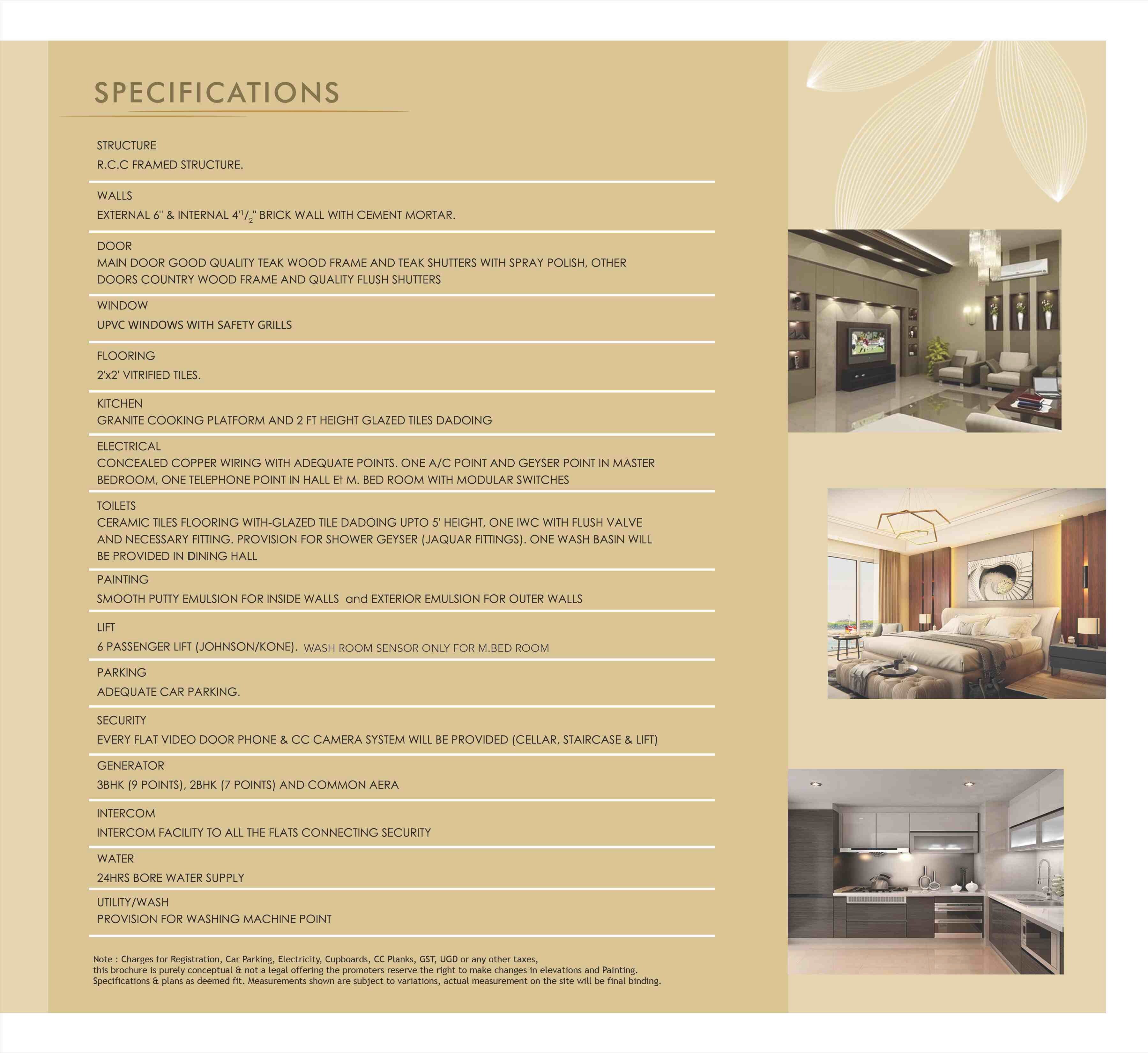 Sri Sai Surya Nivasam Specification