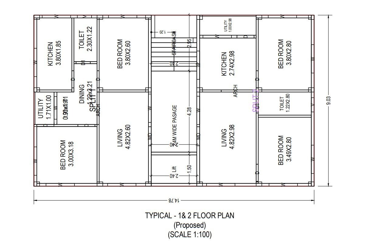 SS Kyathi Enclave Floor Plans
