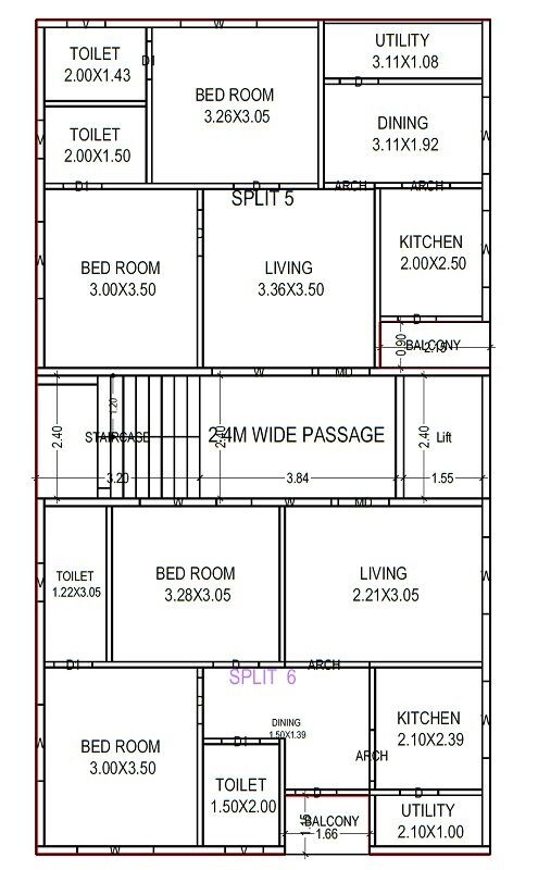 SS Sai Gowtham Enclave Floor Plans
