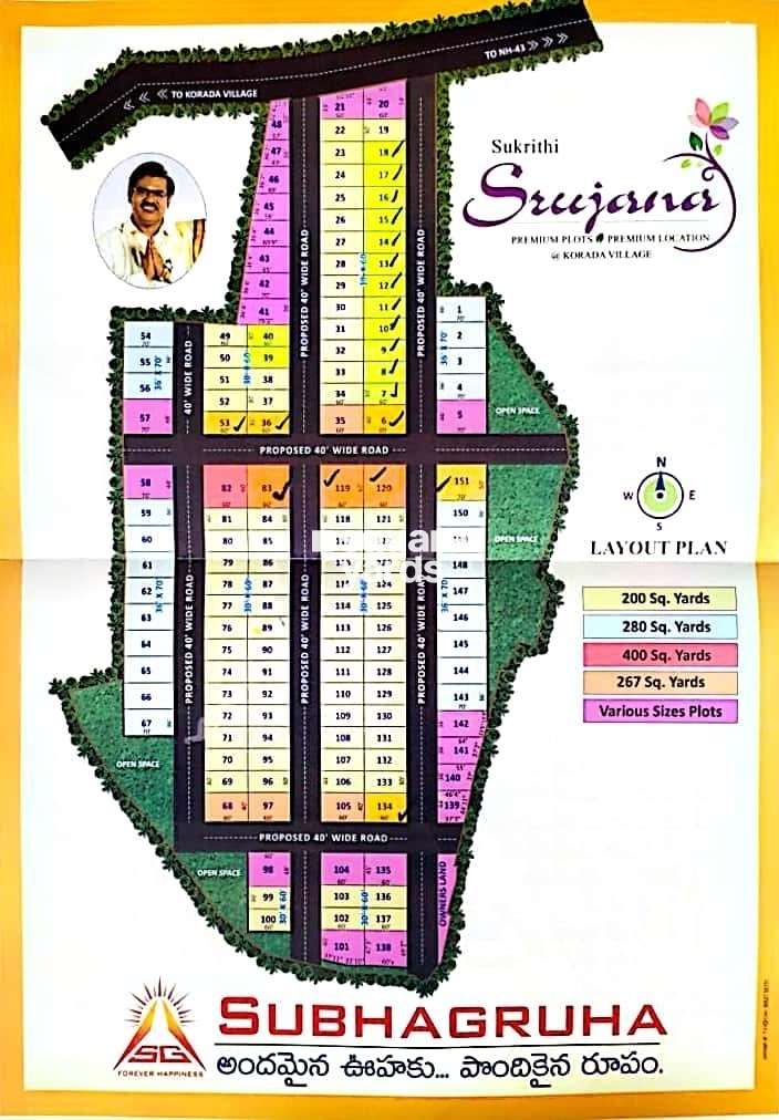 subhagruha sukrithi surjana project master plan image1