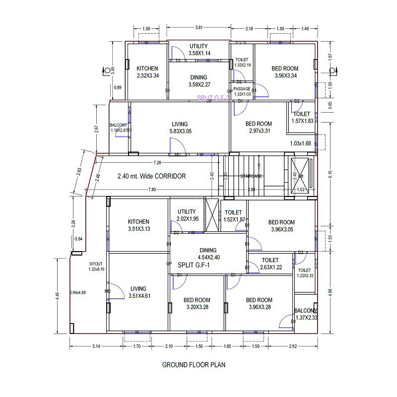 Vasundhara Hemalatha Heights Floor Plans