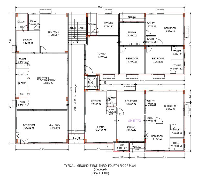Vedha Srii Rajarajeswari Nilayam Floor Plans