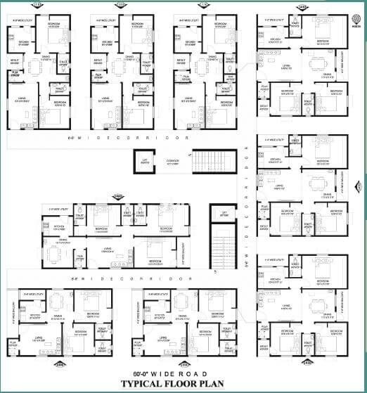 Vineet Infinity Towers Floor Plans