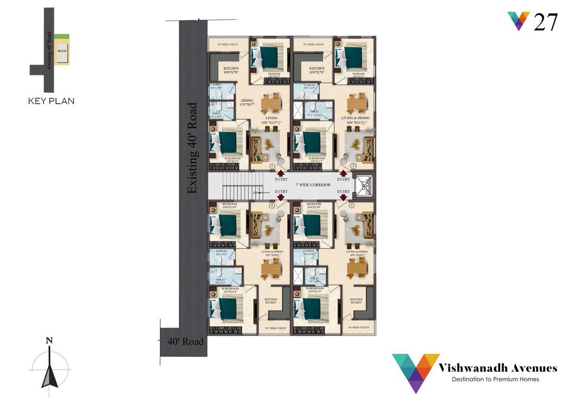 Vishwanadh Avenues 27 Floor Plans