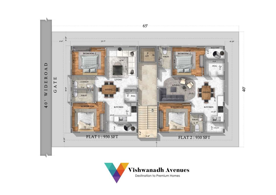 Vishwanadh Avenues V31 Floor Plans
