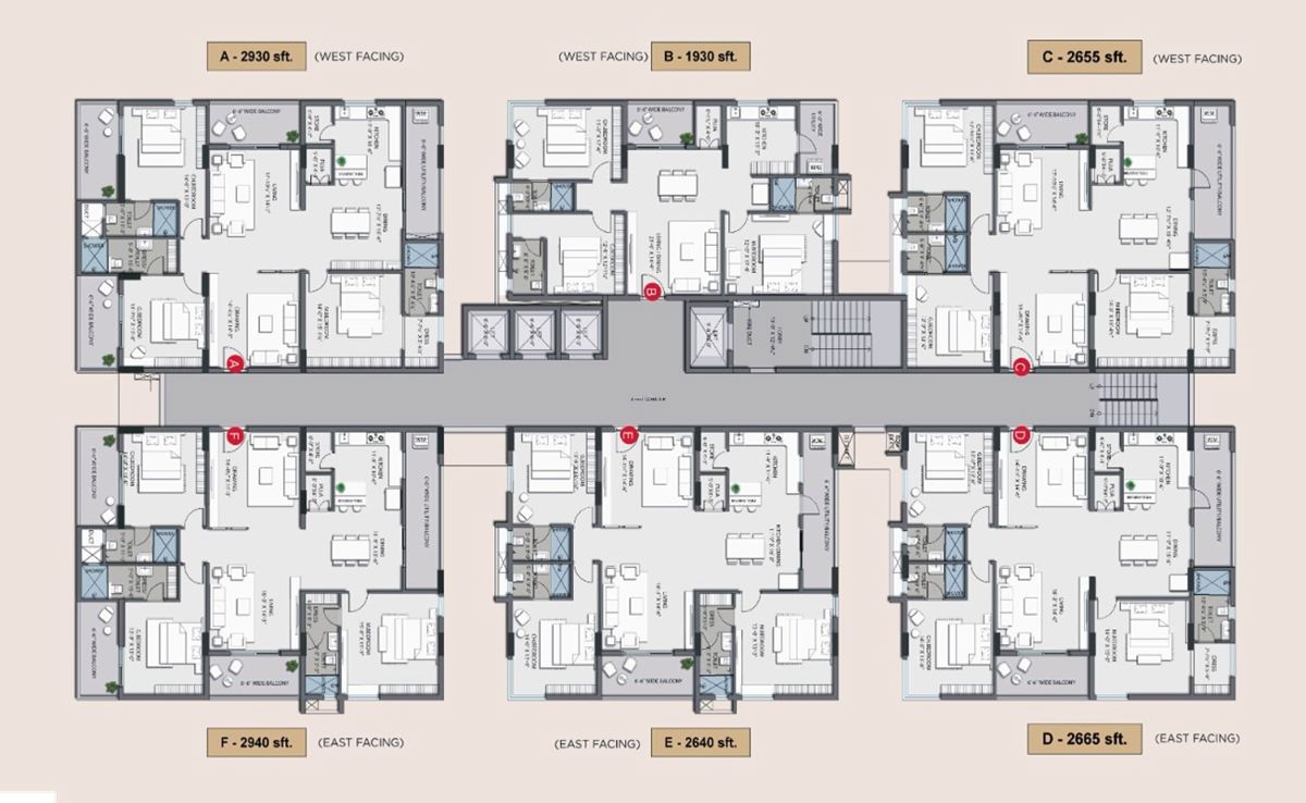 VK Nexus XVI Floor Plans