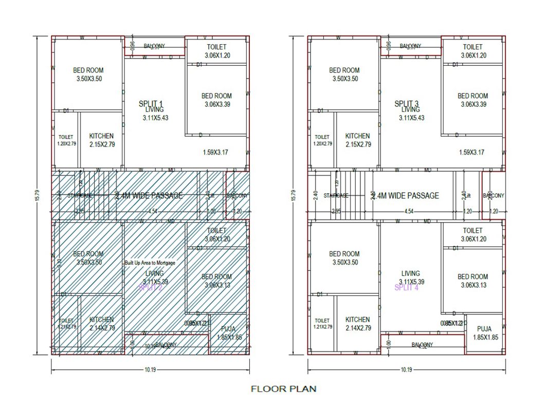 VNS Hill View Paradise Floor Plans