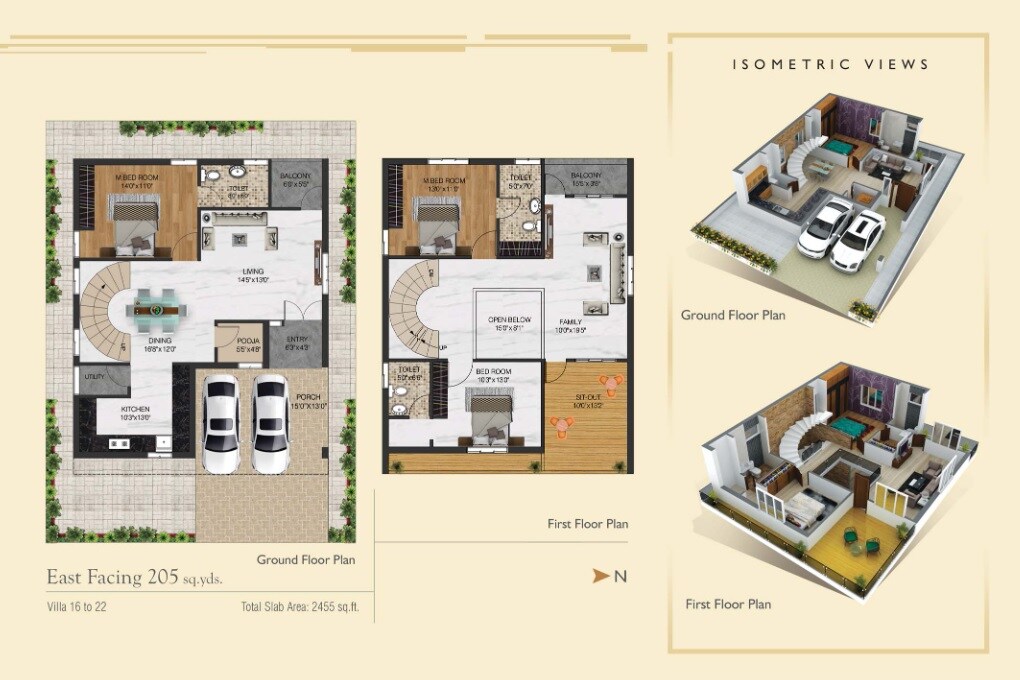 3 BHK 2455 Sq. Ft. Villa