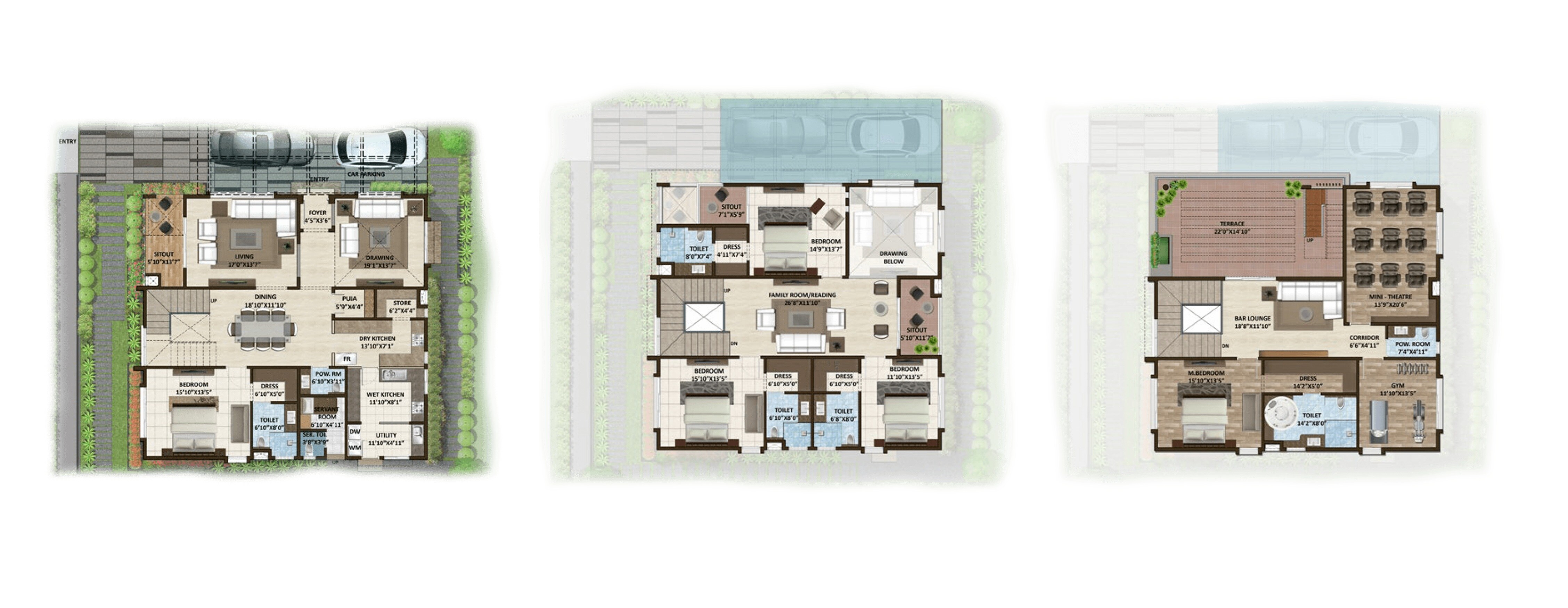 5 BHK 5254 Sq. Ft. Villa