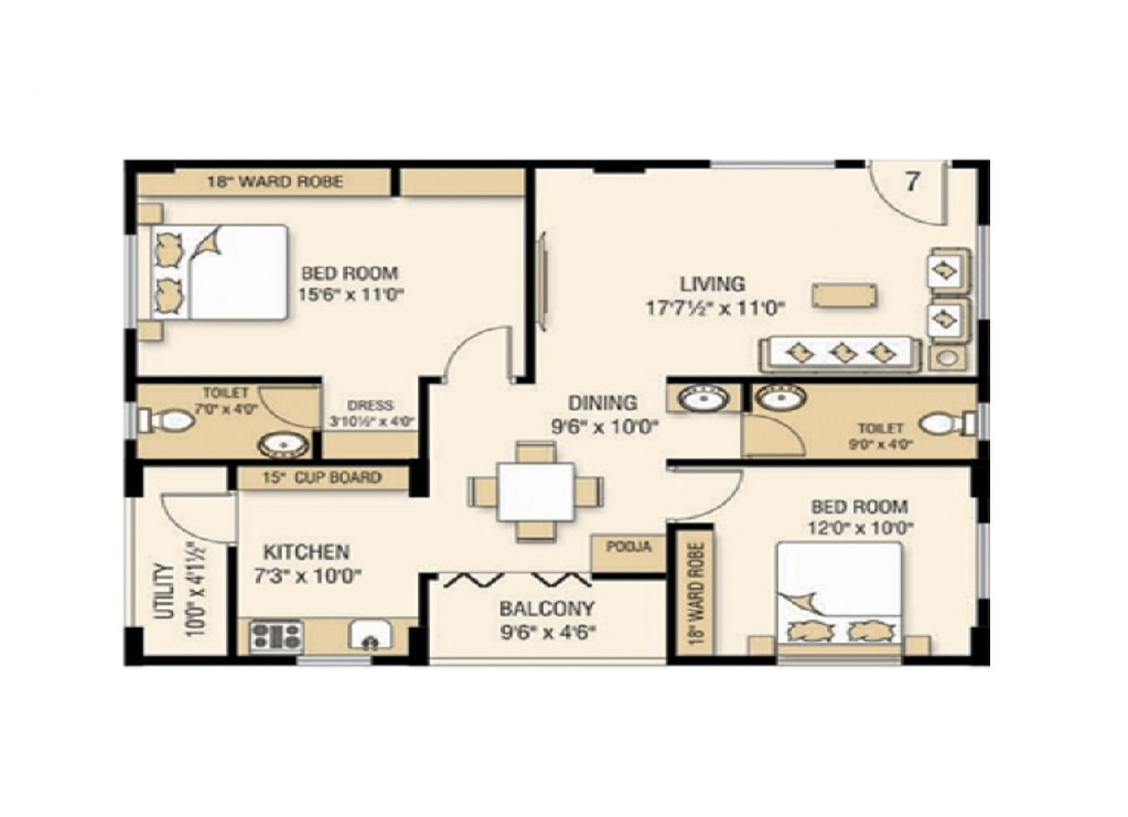 kavya vijaya valencia apartment 2 bhk 1155sqft 20265312125322
