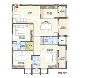  3 BHK Apartment at MVV City, Madhurawada – for Sale
