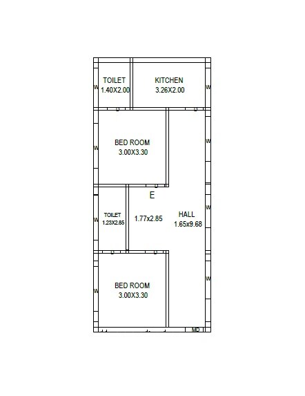 2 BHK 1375 Sq. Ft. Apartment