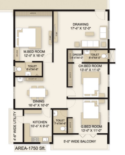 sri sky gardens apartment 3 bhk 1750sqft 20213714113737
