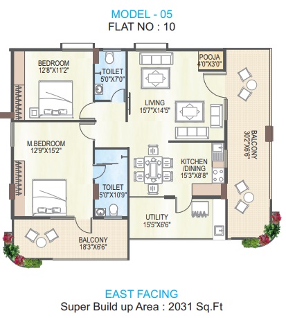 sri yaduvamsi ananda dhamam apartment 2 bhk 2031sqft 20202528162523