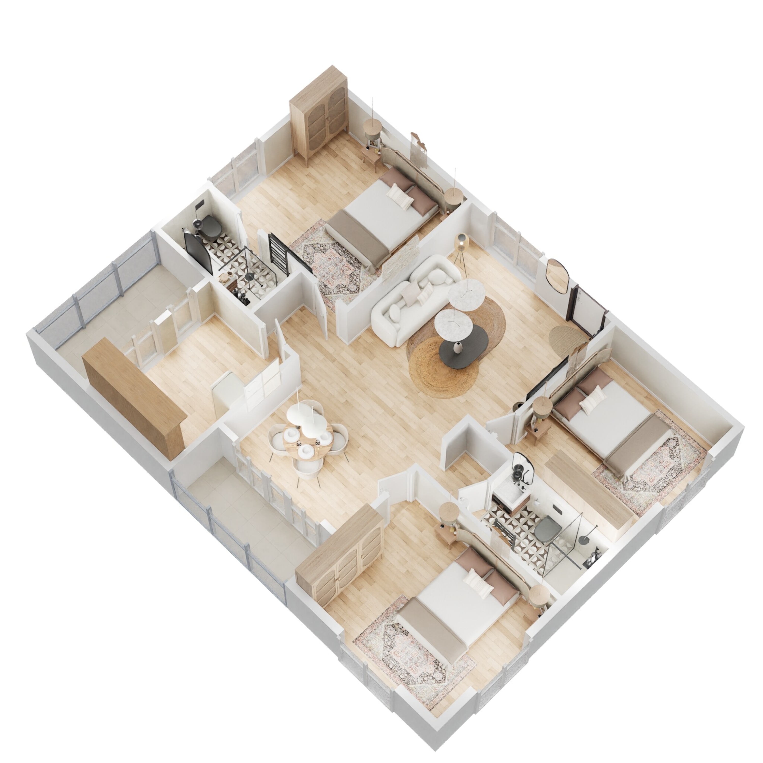 vaisakhi sankalp west winds apartment 3bhk 1435sqft 1 3d 3727