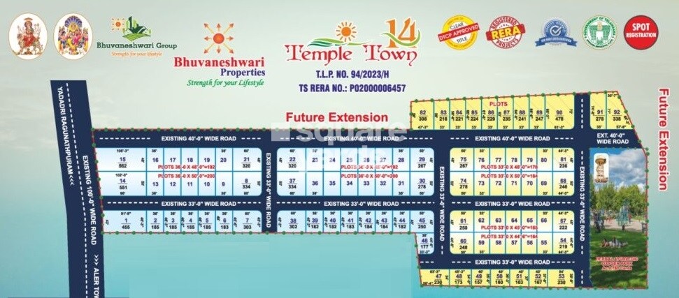Bhuvaneshwari Temple Town Master Plan 1