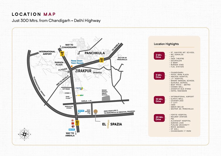 Allwin El Spazia Location Image