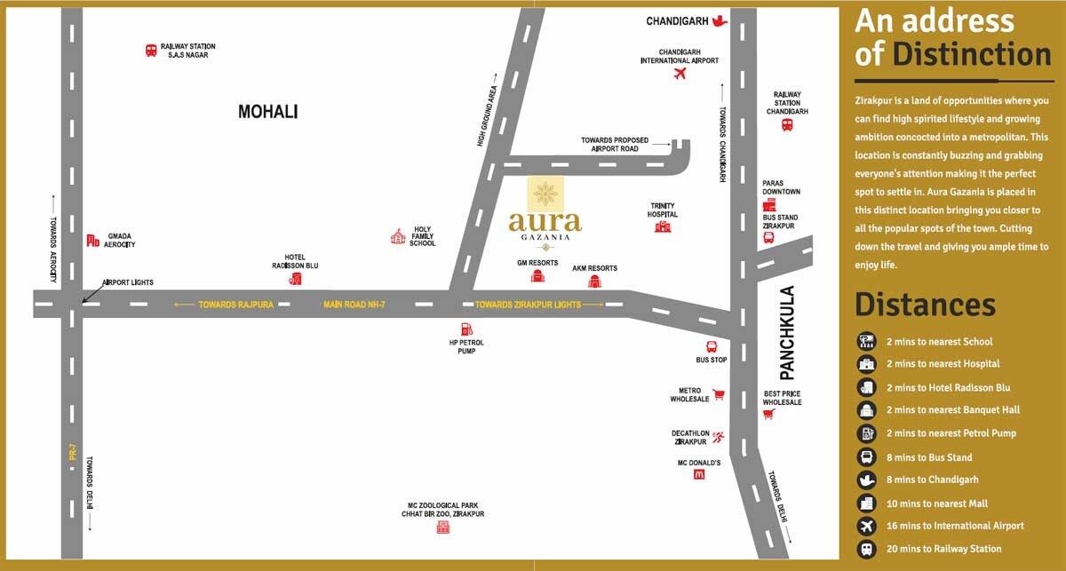 Aura Gazania Location Image