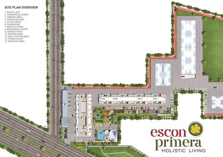 Malwa Escon Primera Master Plan Image