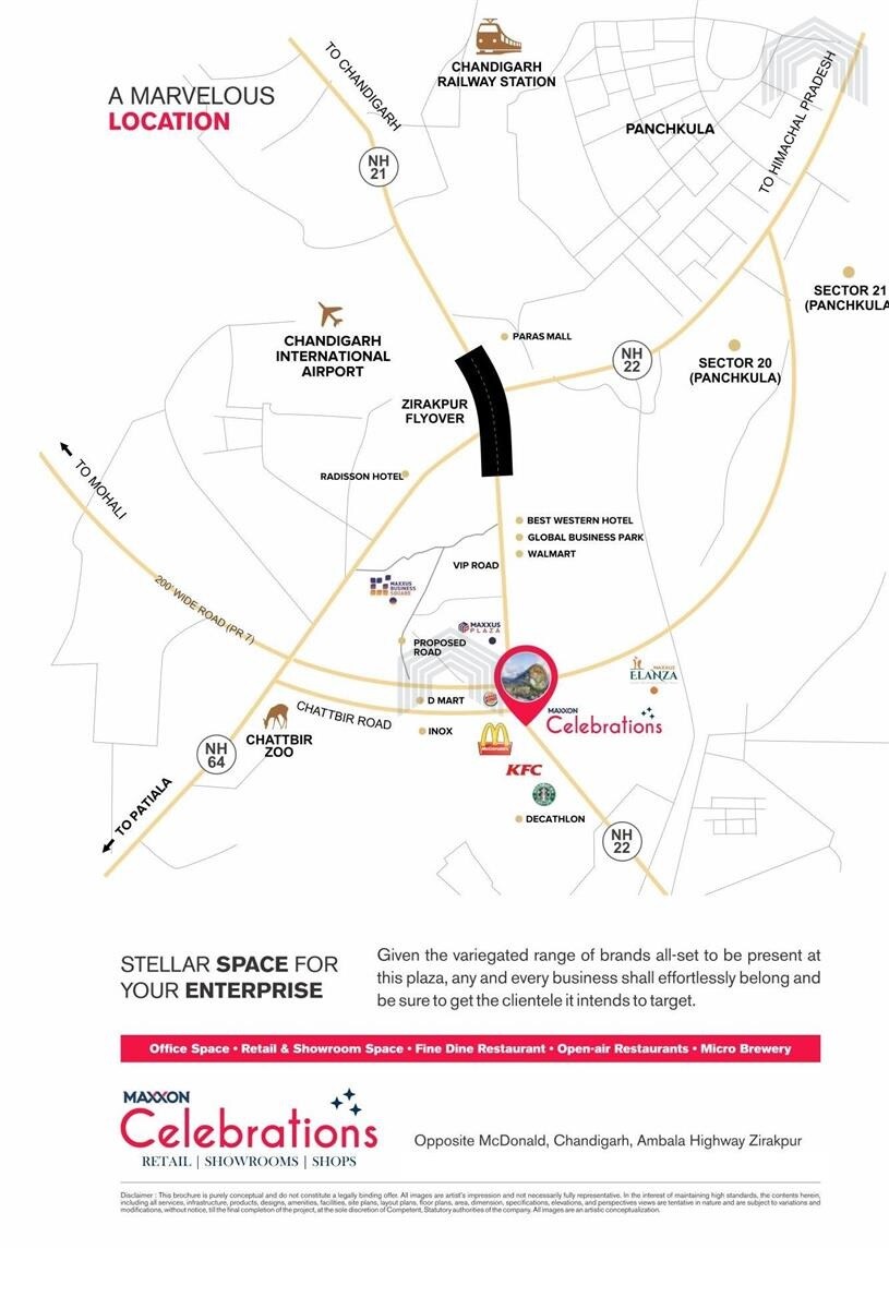 Maxxon celebrations Location Image