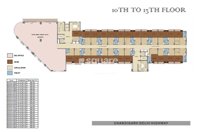 Motia Citi Royal Business Park Floor Plans 2