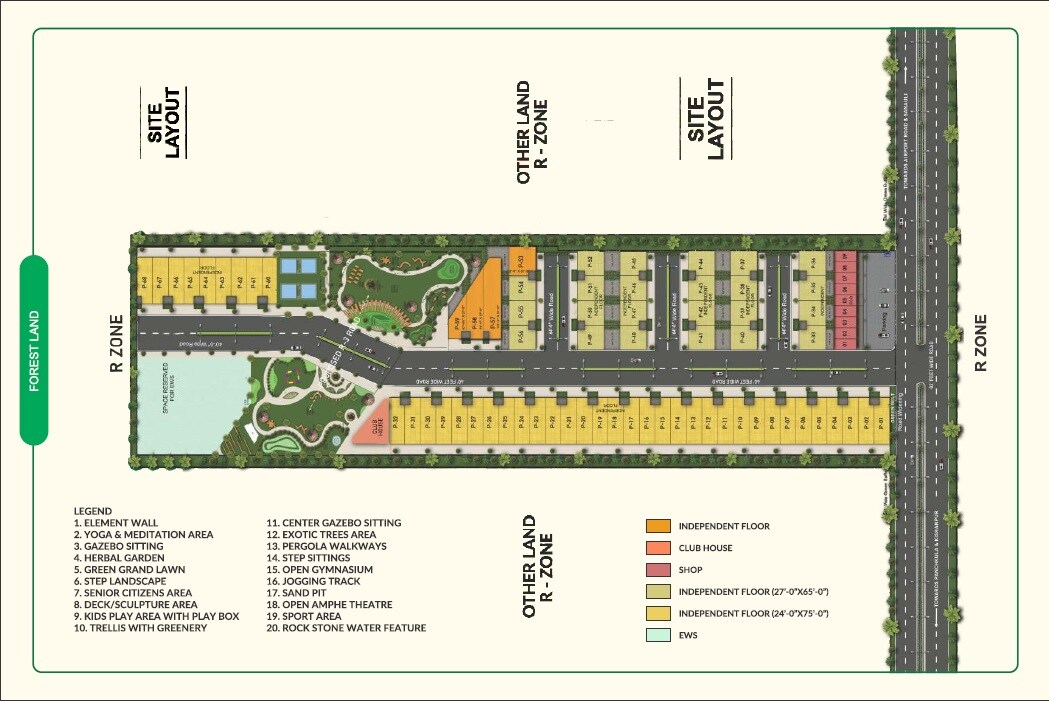 Motia Harmony Greens Master Plan Image